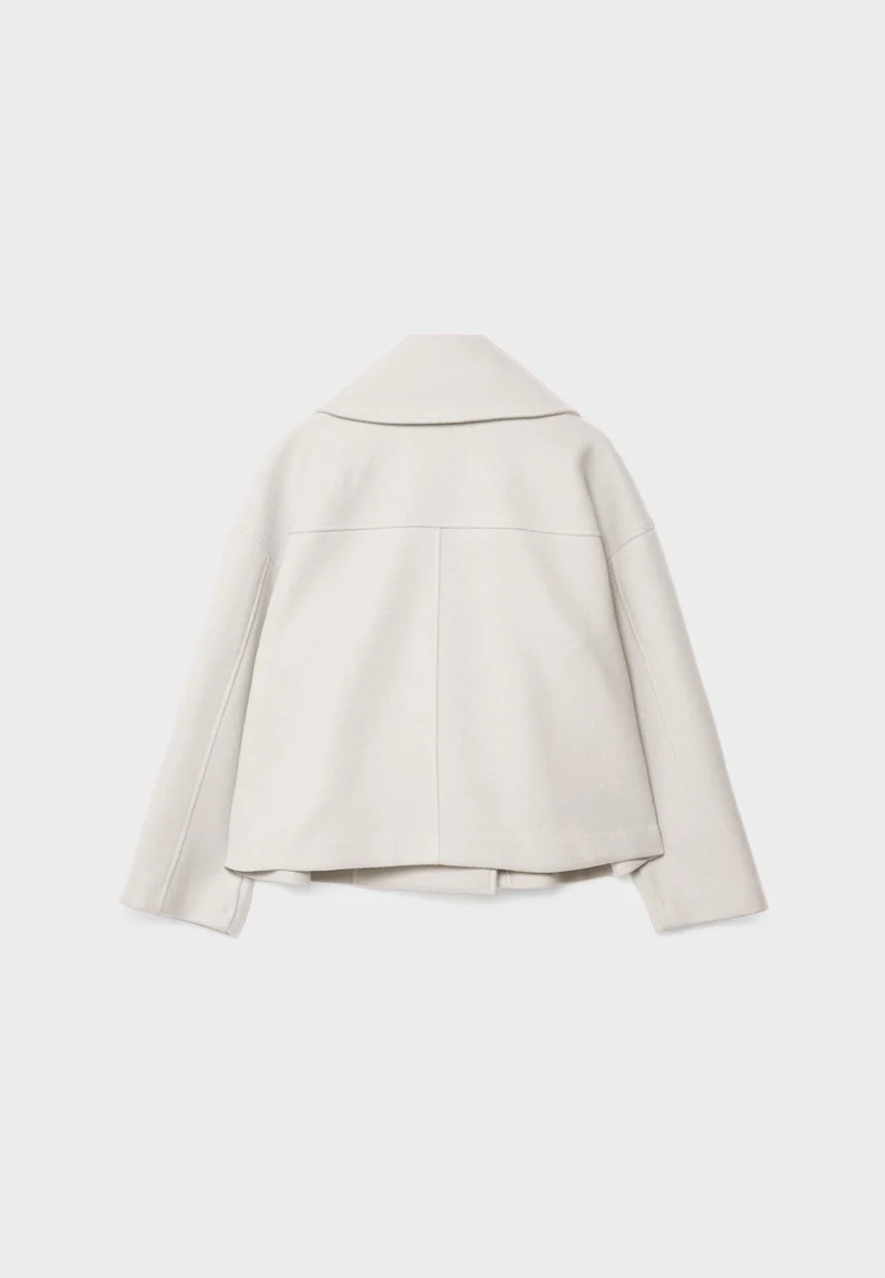 Manteau court classique intemporel pour femmes