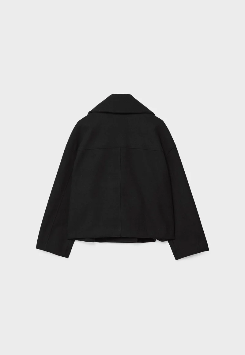 Manteau court classique intemporel pour femmes