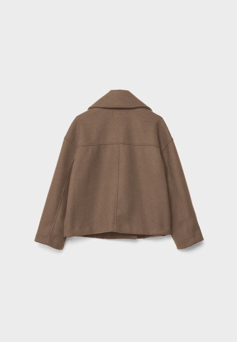 Veste courte chic à double boutonnage