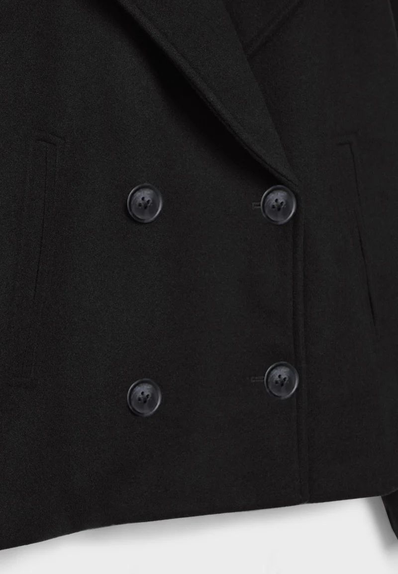 Veste courte chic à double boutonnage