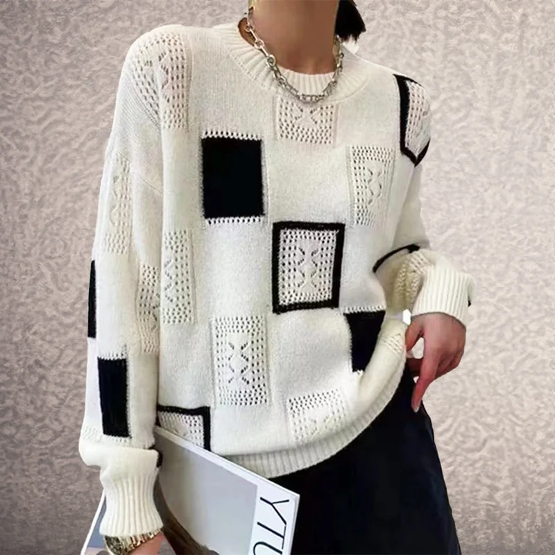 Pull en maille d'hiver cosy chic