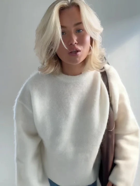 Pull en maille Mohair doux et confortable