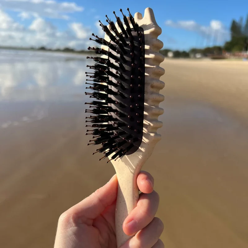 Brosse de coiffage pour cheveux bouclés pour boucles parfaites sans effort
