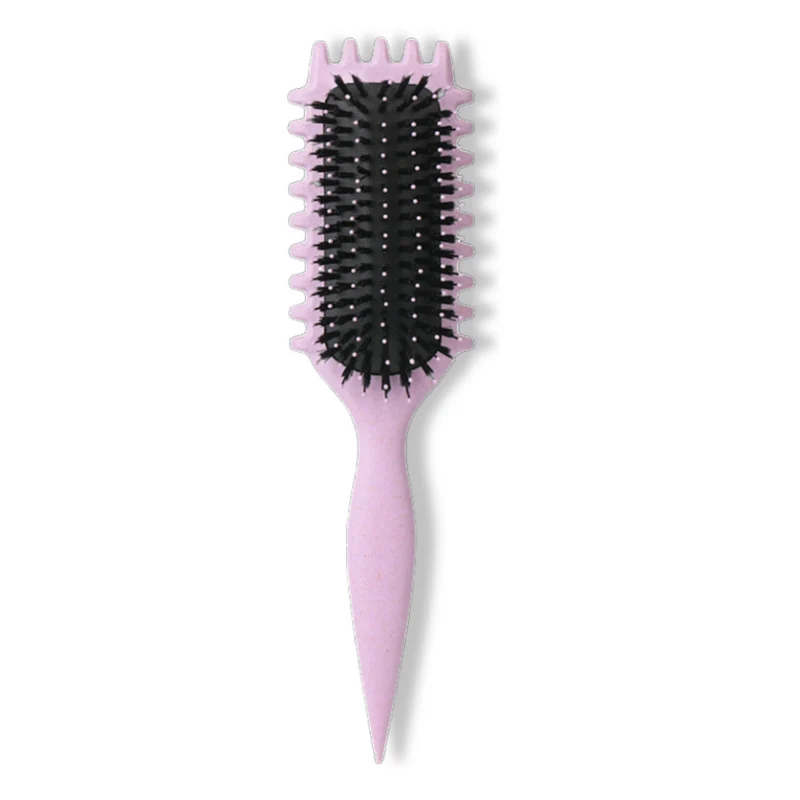 Brosse de coiffage pour cheveux bouclés pour boucles parfaites sans effort