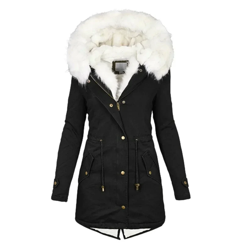 Giulia d’Hiver | Manteau chaud à capuche élégante