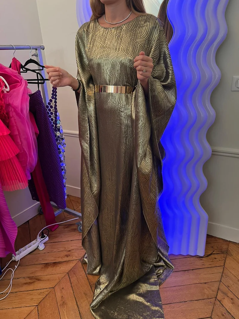 Robe Dalida dorée