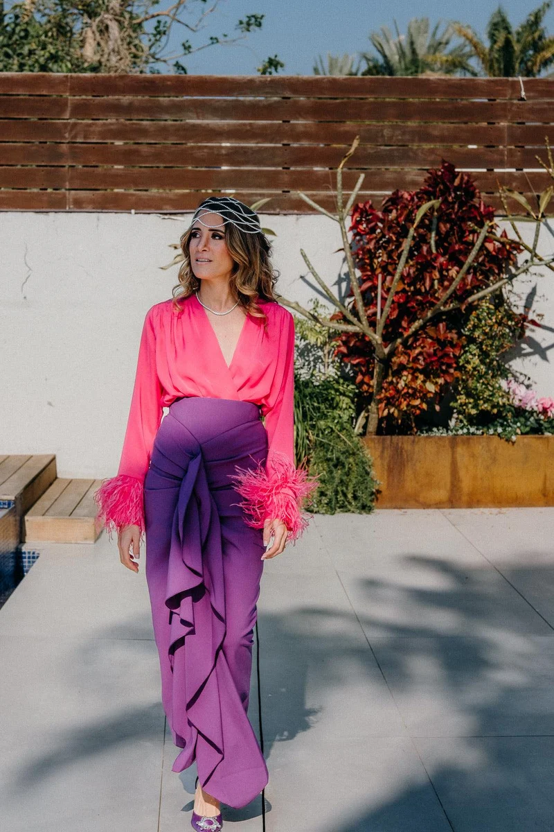 Jupe Estelle violette