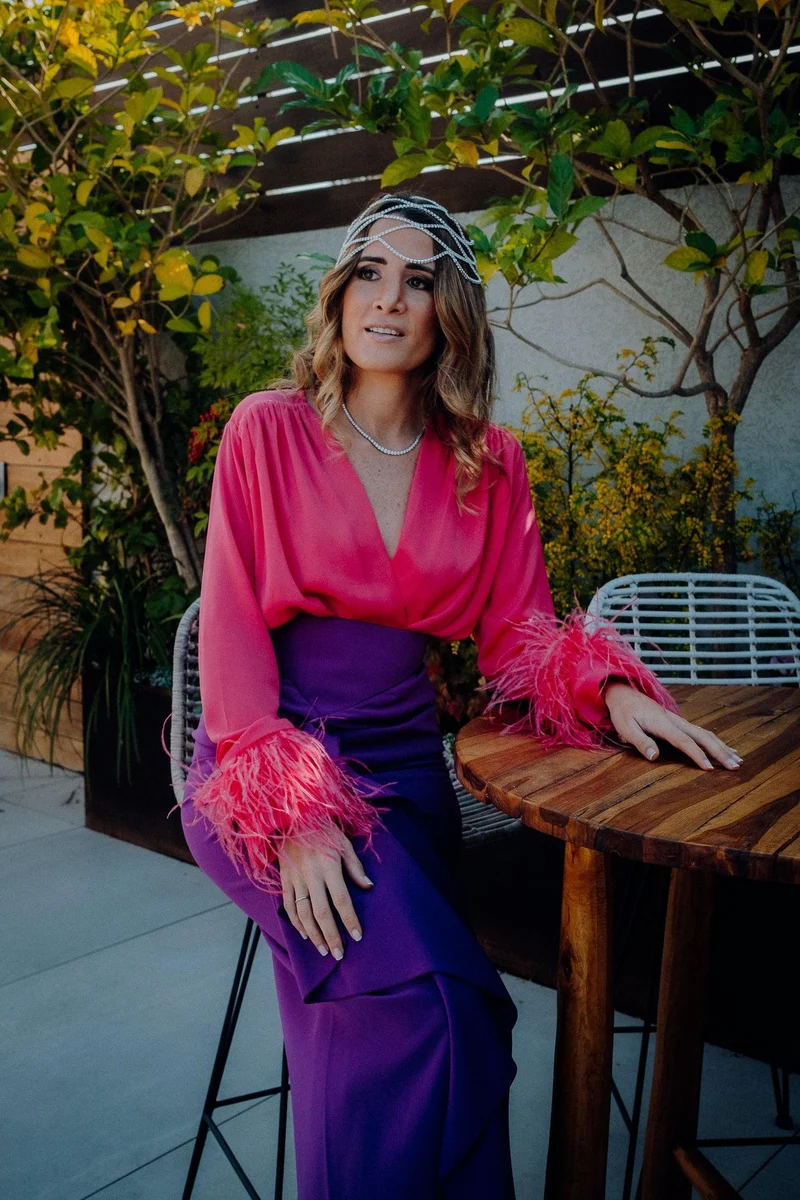 Jupe Estelle violette