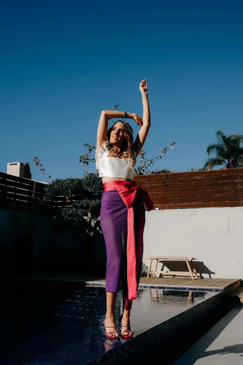 Jupe Olivia violette