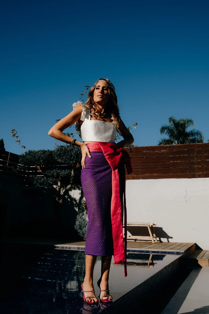 Jupe Olivia violette