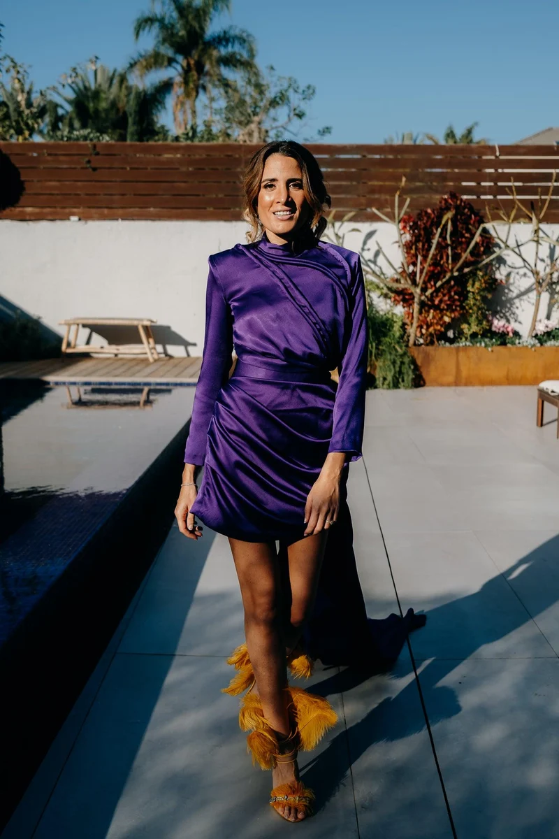 Robe Serena violette