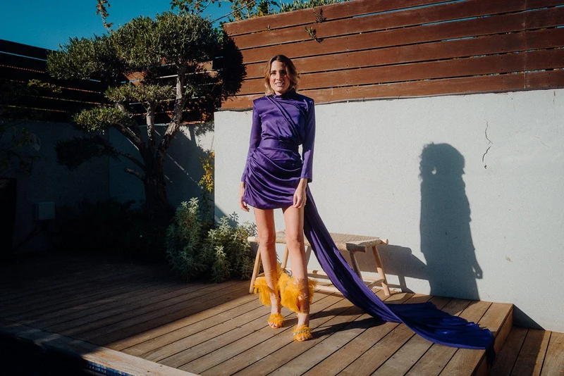 Robe Serena violette