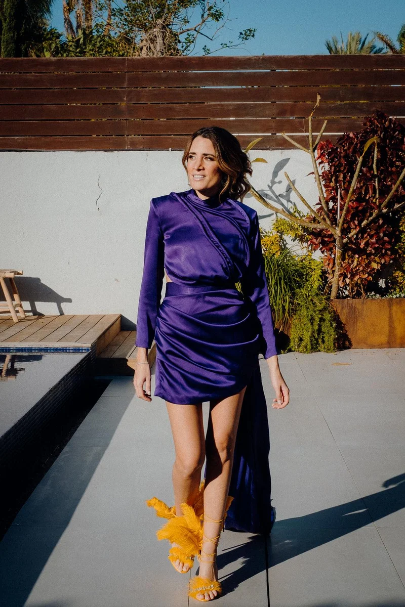 Robe Serena violette
