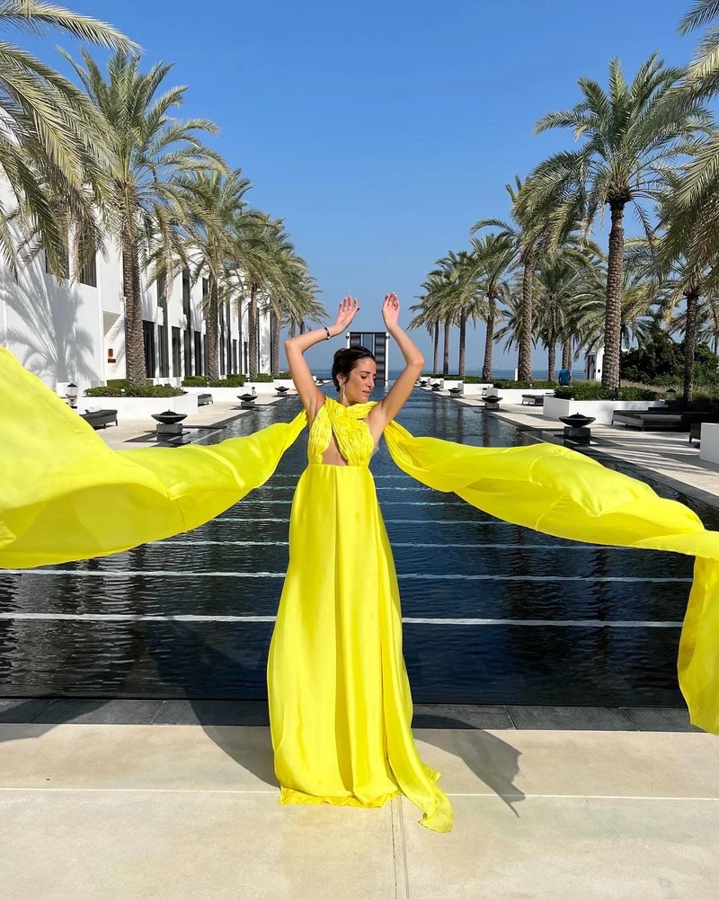 Robe longue soleil d'Oman