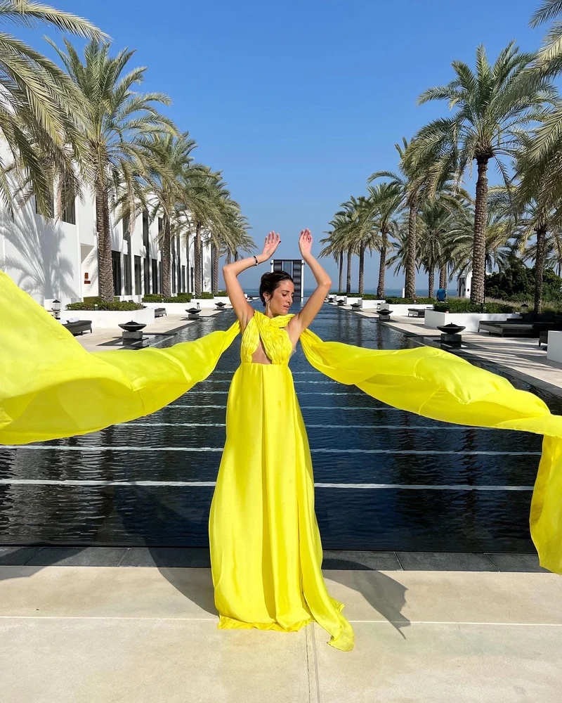 Robe longue soleil d'Oman
