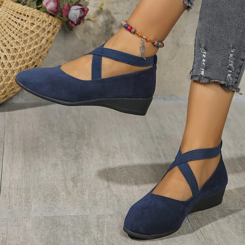 Élise® – Ballerines à brides croisées pour un confort raffiné