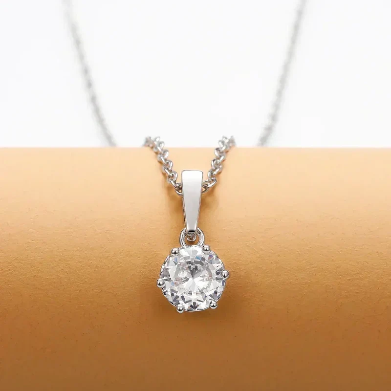 Collier Pendentif Classique en Zirconium
