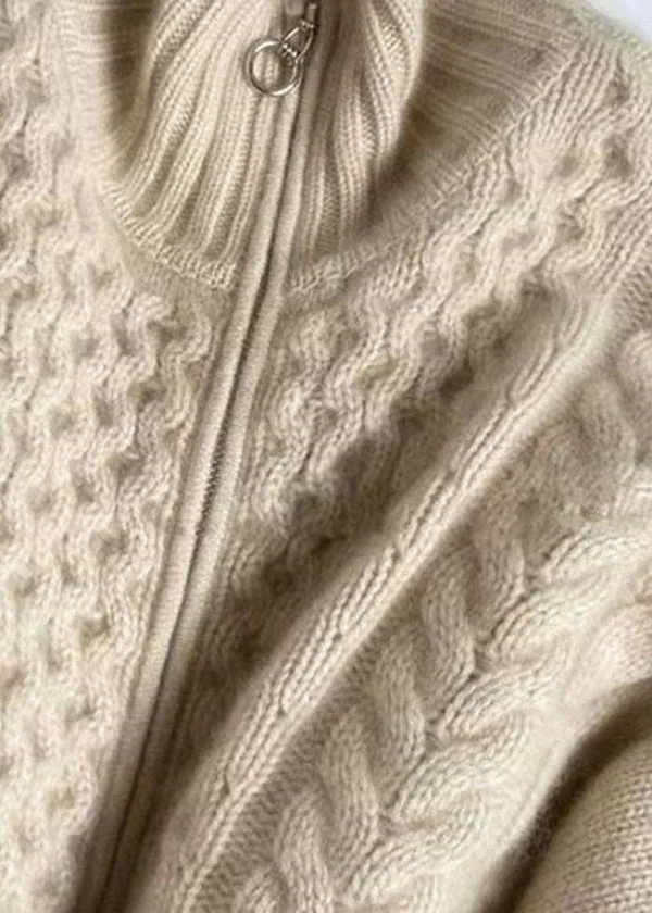Jasminie | Cardigan à col montant pour femme | Tendance