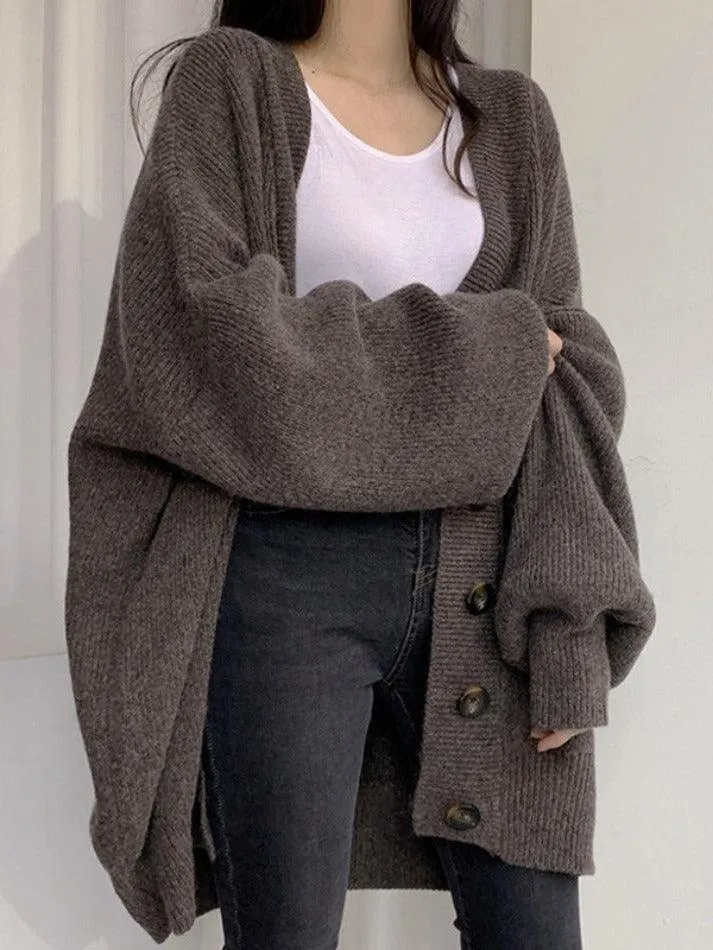 Page | Cardigan long à boutons pour femme | Moderne