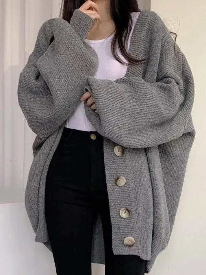 Page | Cardigan long à boutons pour femme | Moderne