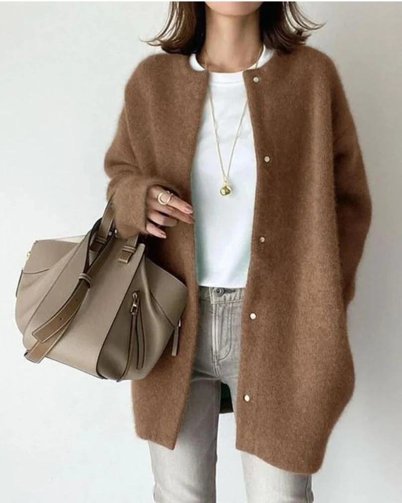 Fiorelle | Cardigan long pour femme | Hiver