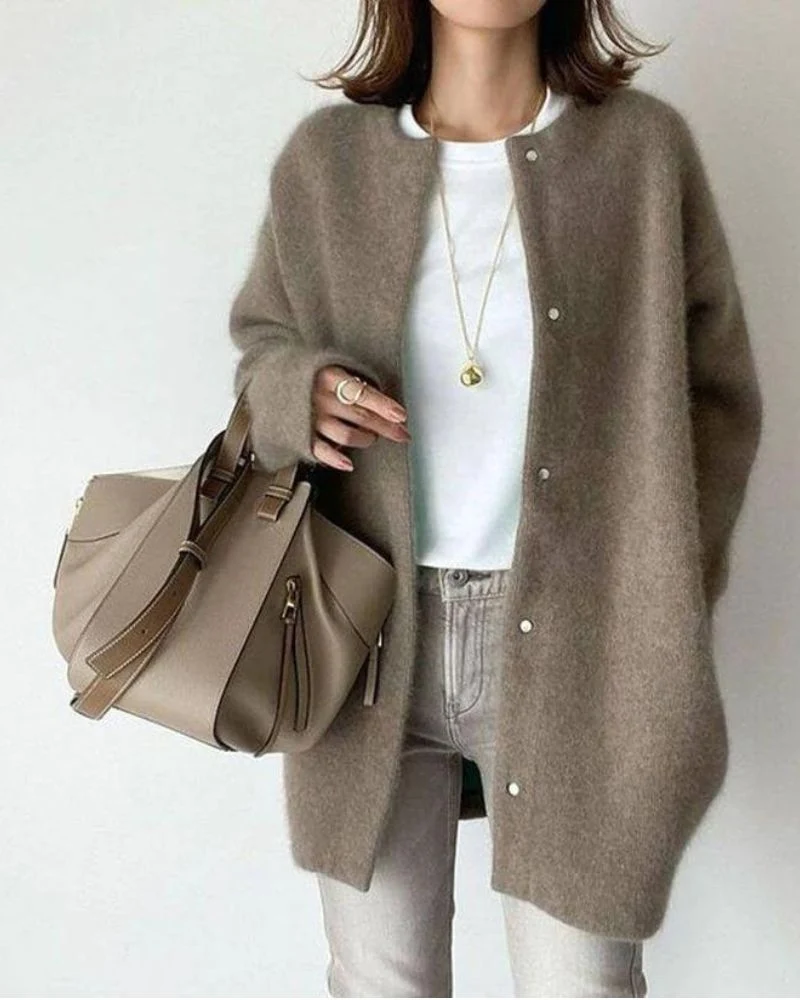Fiorelle | Cardigan long pour femme | Hiver