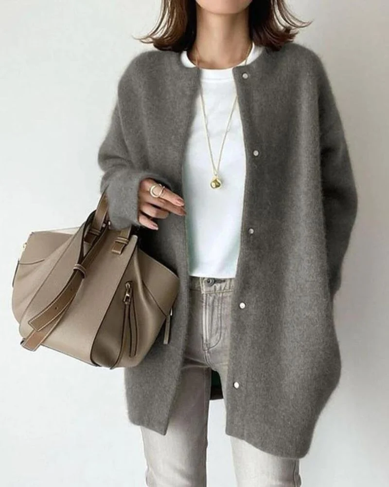 Fiorelle | Cardigan long pour femme | Hiver