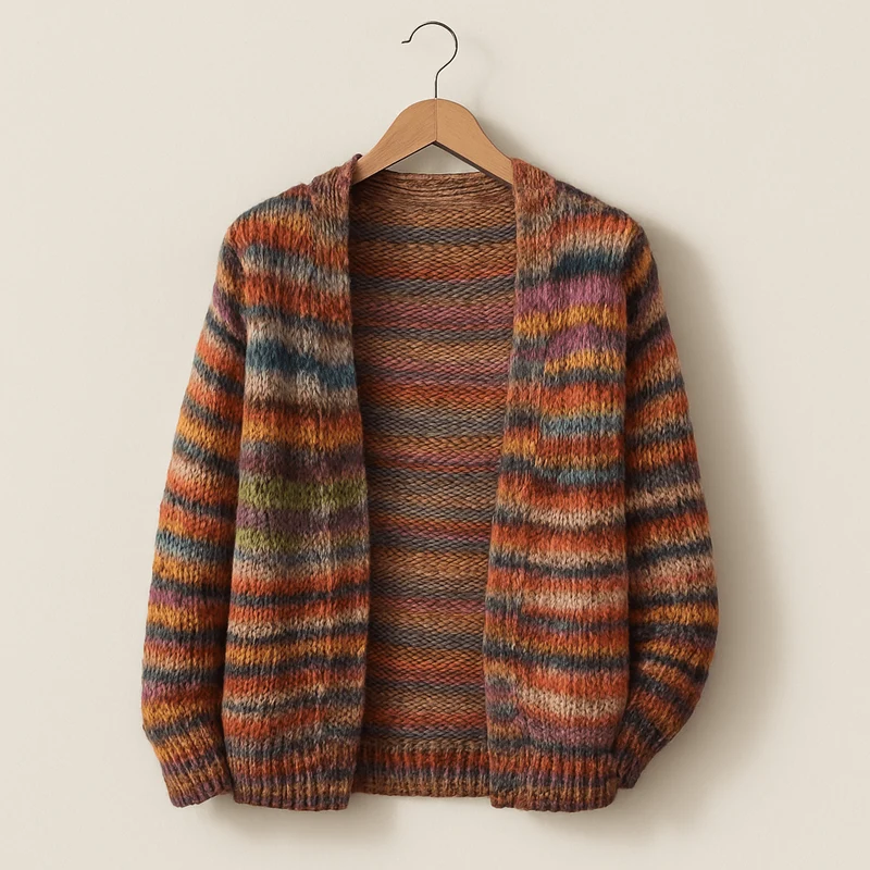 Pamela | Cardigan multicolore pour femme | Moderne