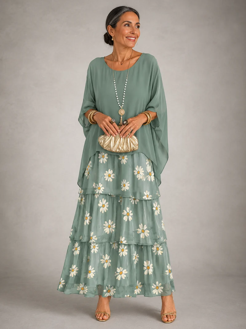 Garance | Robe Maxi Fluide et Élégante