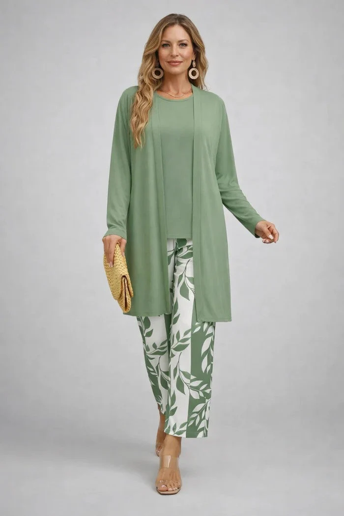Madeleine | Ensemble 3 Pièces Vert Sauge