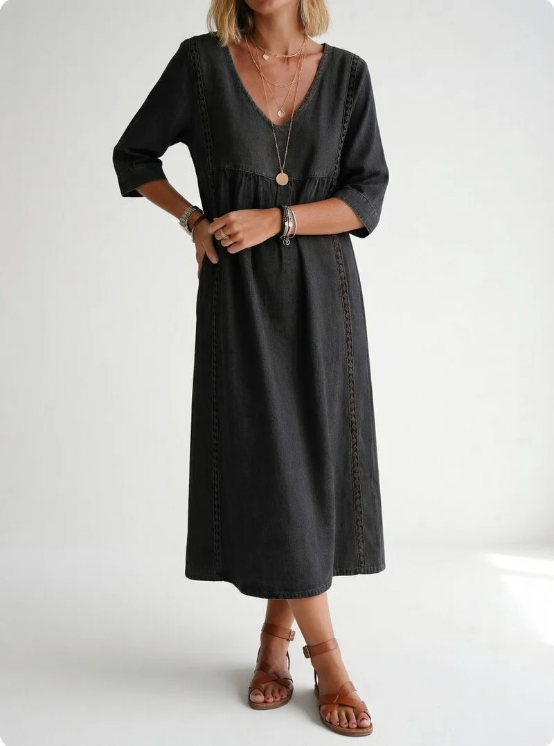 Lioréa | Robe Midi Fluide