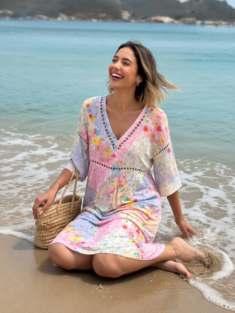 Lysiane | Robe Florale Fluide