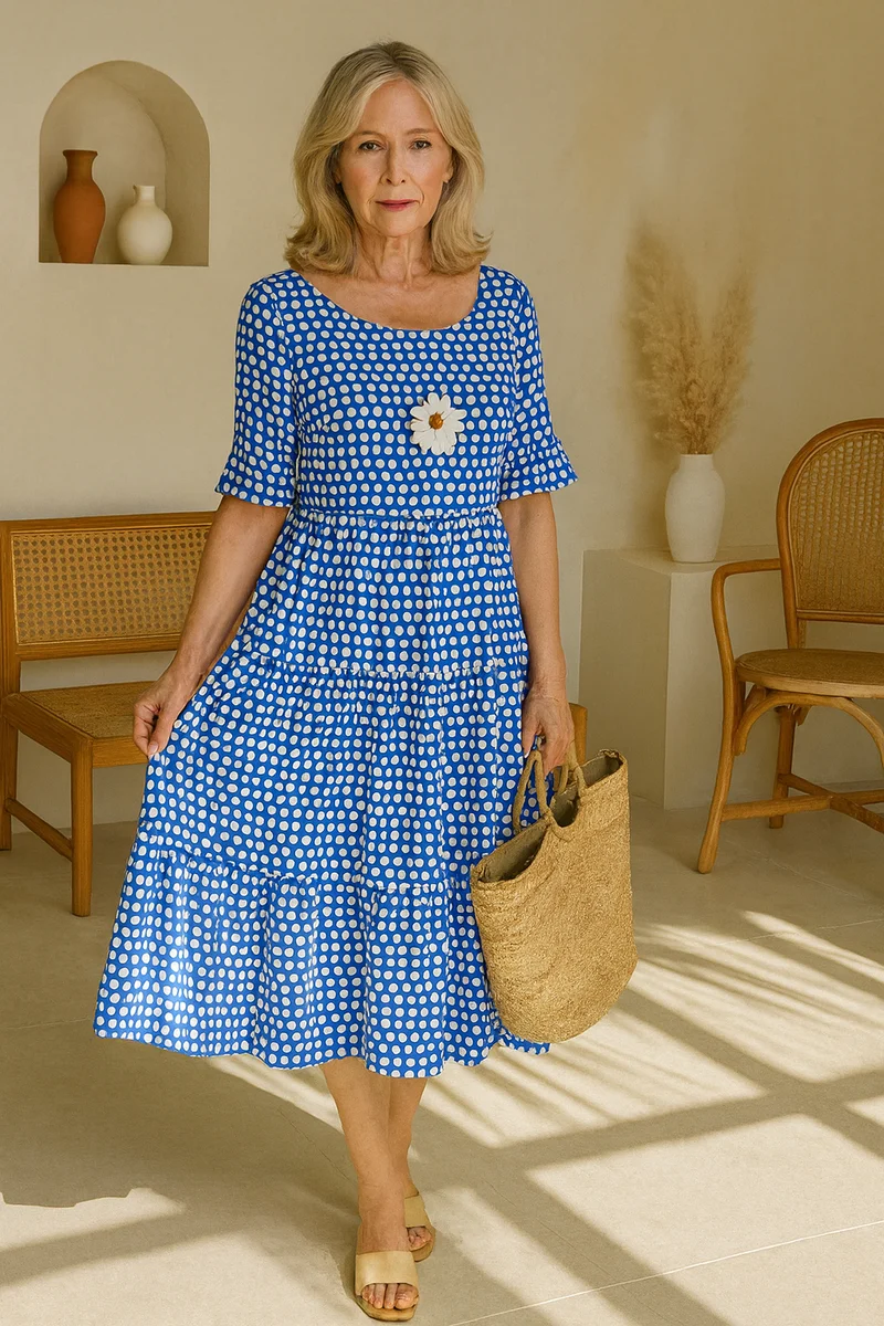 Noémie | Robe Midi Fluide