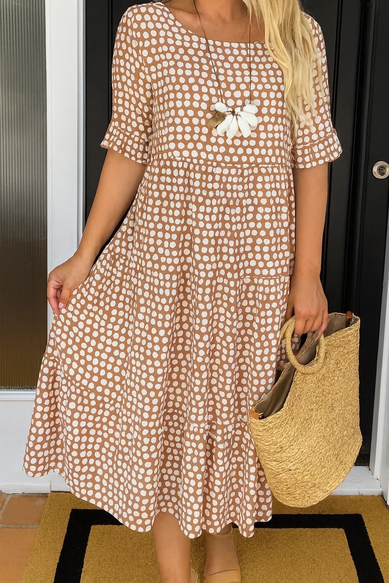 Noémie | Robe Midi Fluide