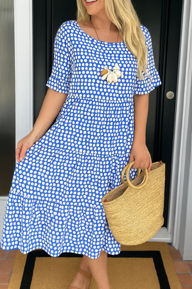 Noémie | Robe Midi Fluide