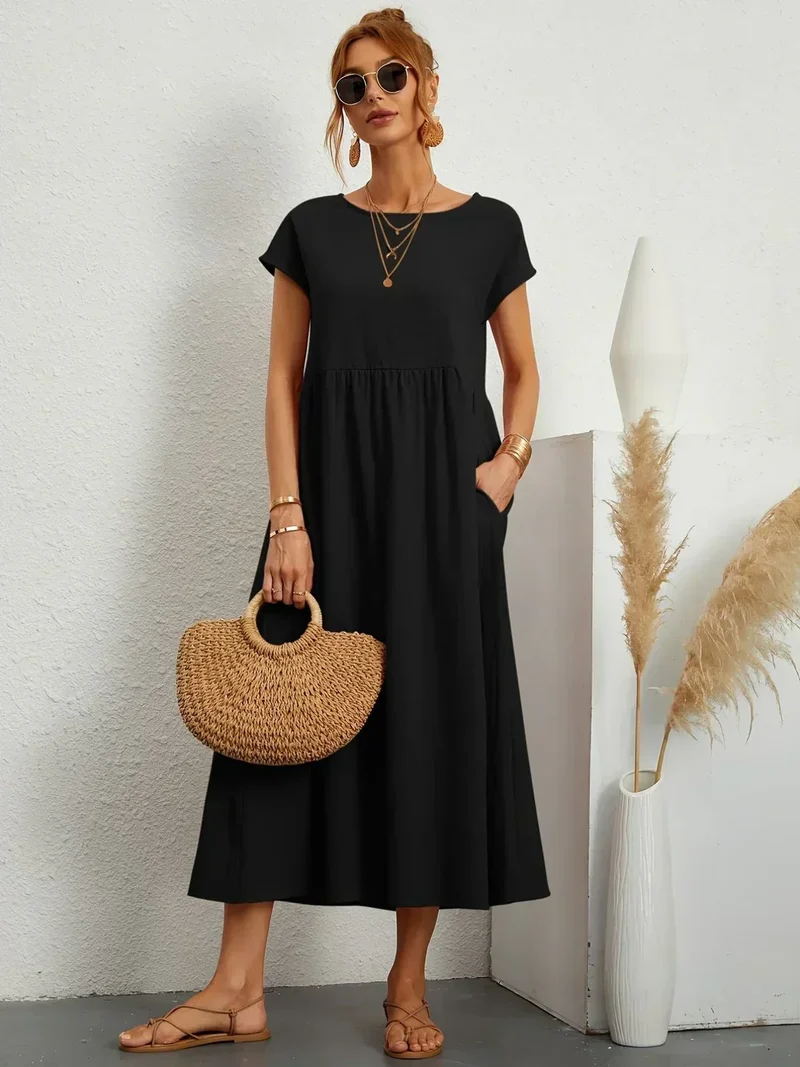 Gabrielle | Robe Fluide Sophistiquée