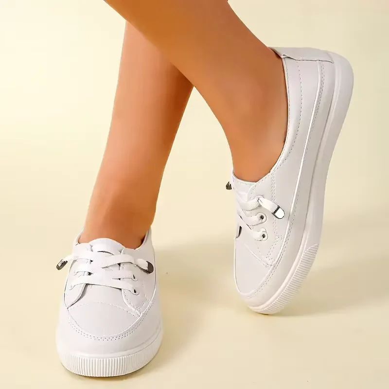 Mocassins décontractés pour femme à bout rond