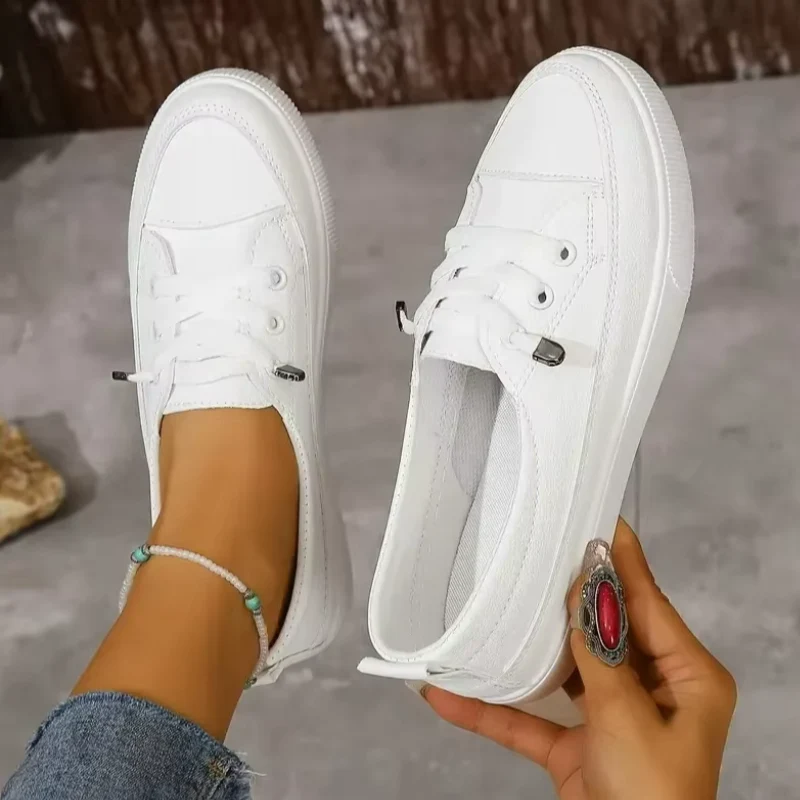 Mocassins décontractés pour femme à bout rond