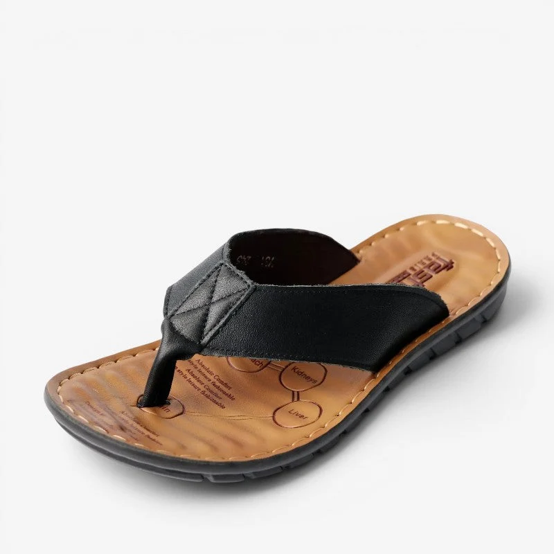 Claquettes à entredoigt pour homme avec bride en V