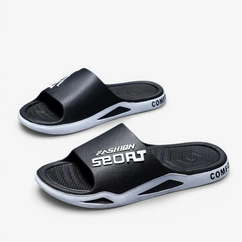 Chaussons à bout rond pour homme avec design à enfiler