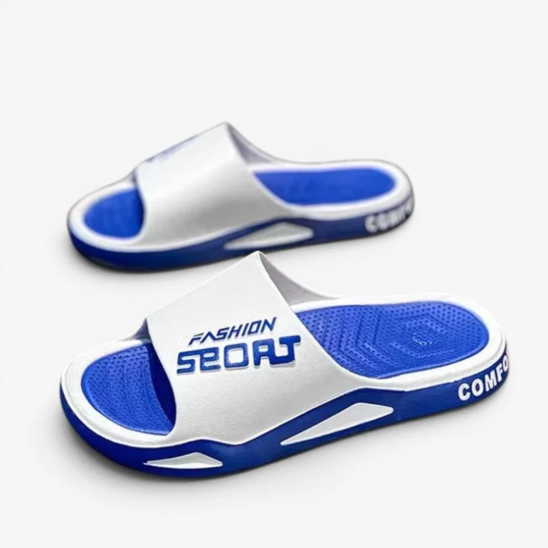 Chaussons à bout rond pour homme avec design à enfiler