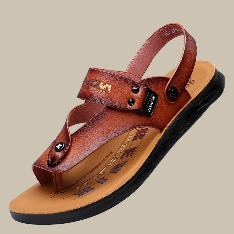 Sandales style tongs pour homme avec bride arrière convertible
