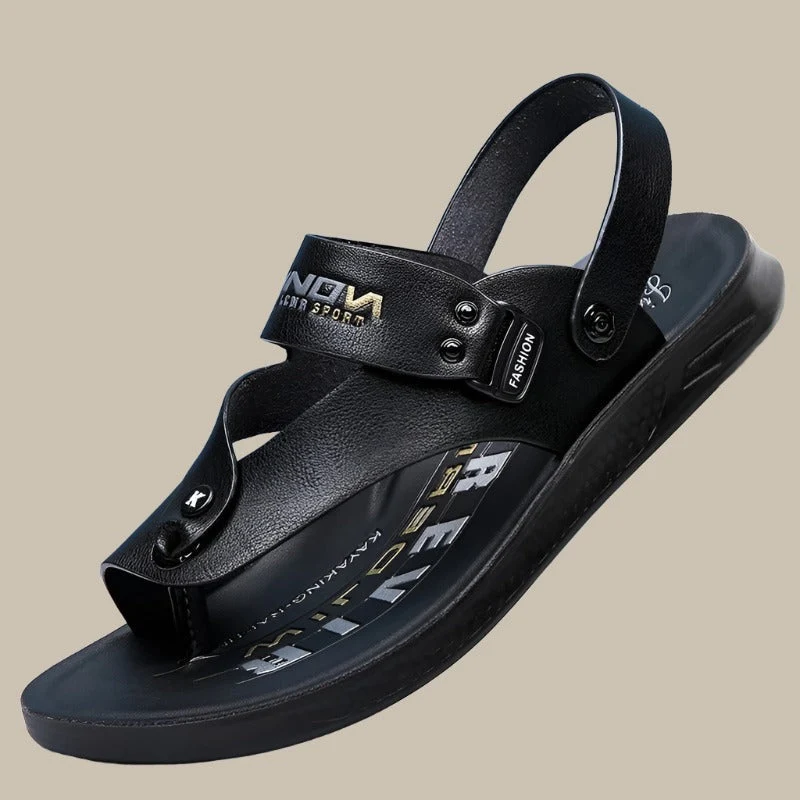 Sandales style tongs pour homme avec bride arrière convertible
