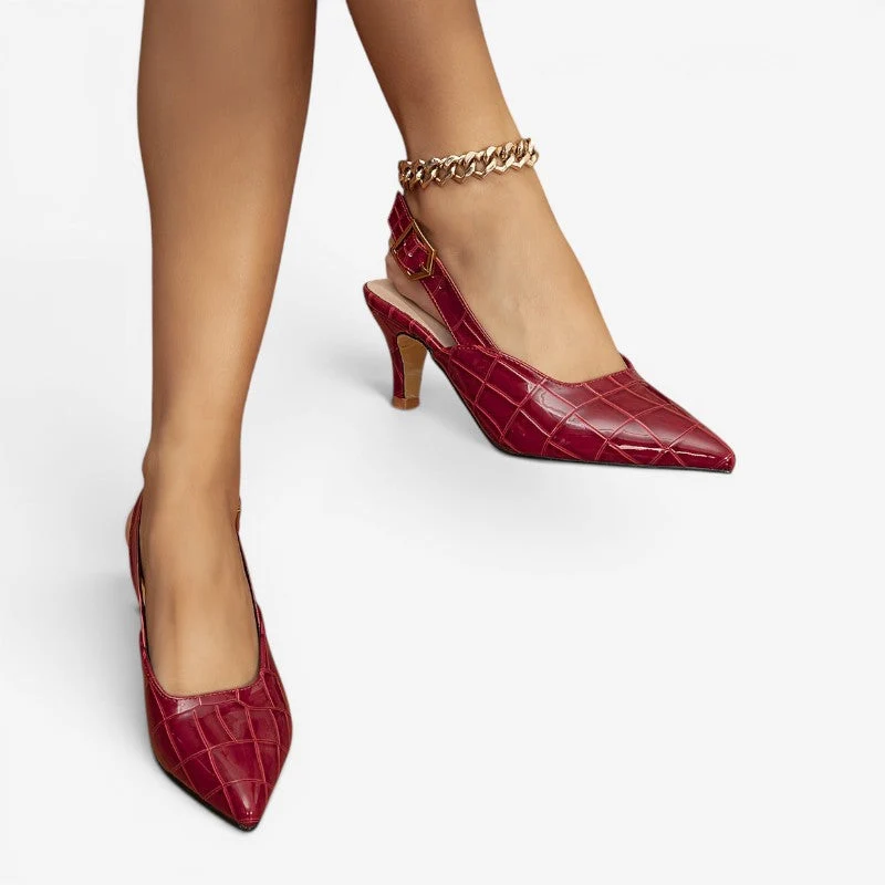 Sandales à talons hauts pour femme avec bout pointu