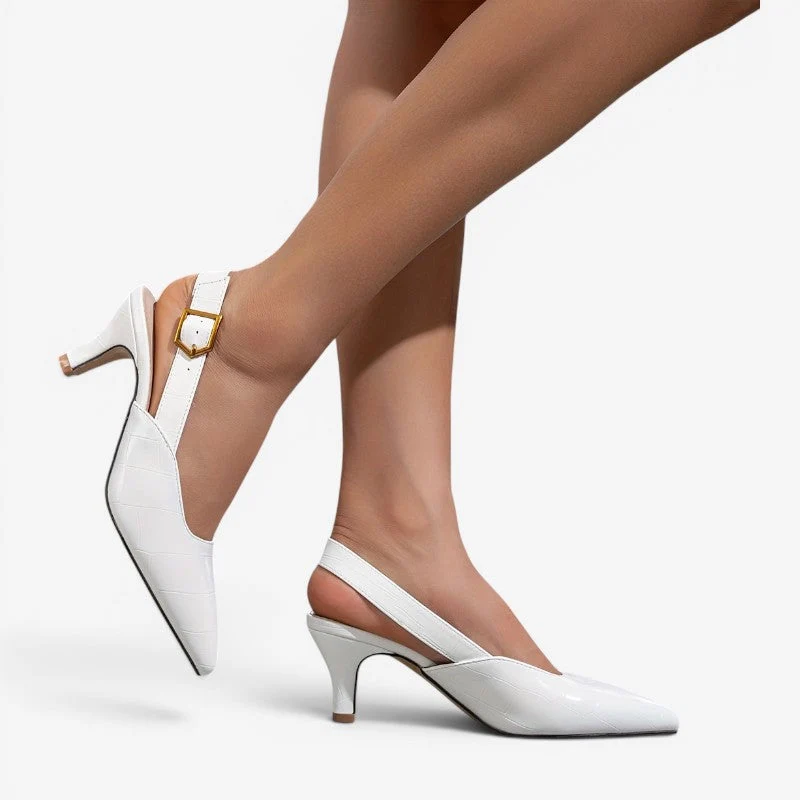 Sandales à talons hauts pour femme avec bout pointu