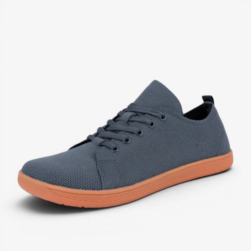 Baskets décontractées à bout large avec fermeture à lacets
