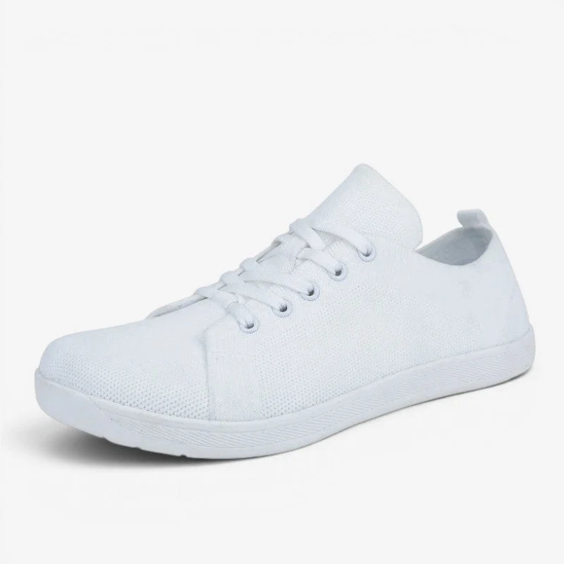 Baskets décontractées à bout large avec fermeture à lacets