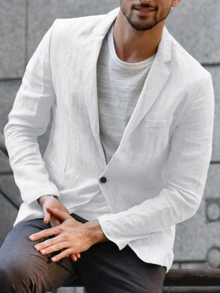 Evan – Blazer homme coupe slim à un bouton