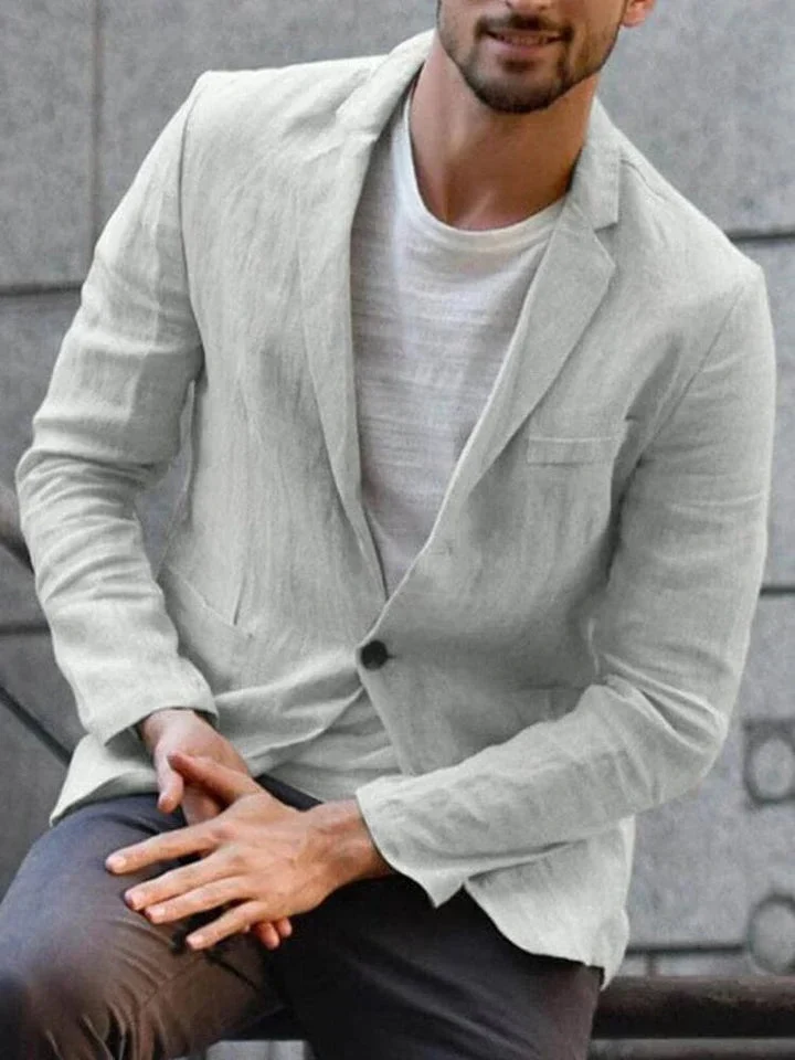 Evan – Blazer homme coupe slim à un bouton