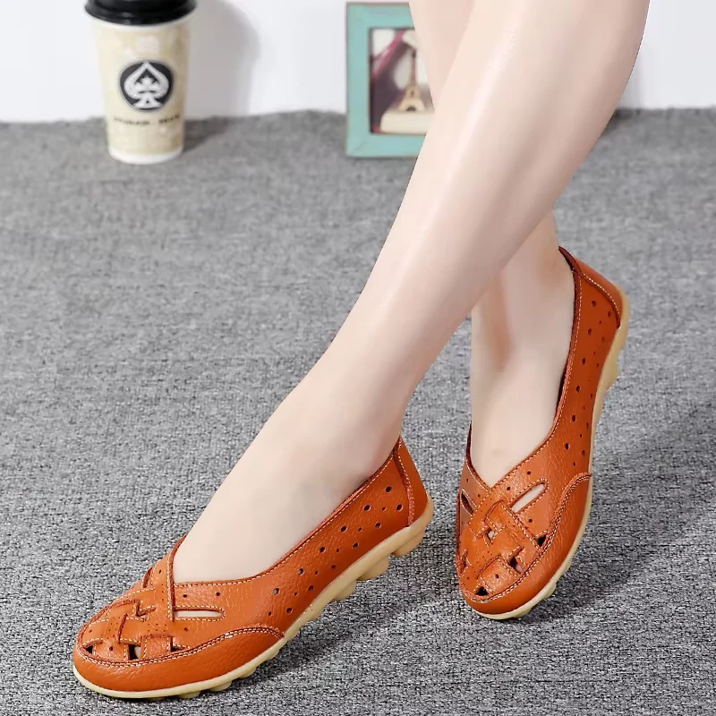 Ballerines à enfiler pour femme avec bout pointu